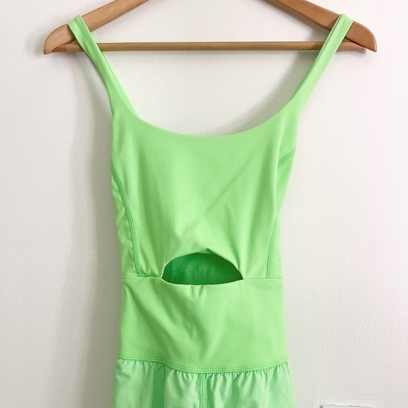 NWOT Free People FP Movement Righteous Runsie Lime Glow Green Neon - Picture 7 of 15